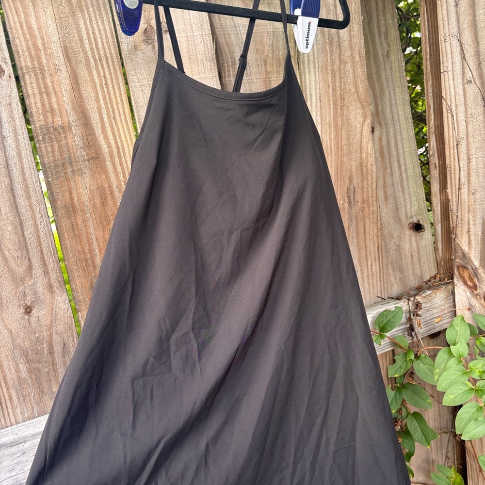 ZELOS Classic Black Sleeveless Dress